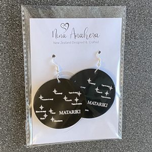 Nina Anahera Matariki 9-Star Earrings